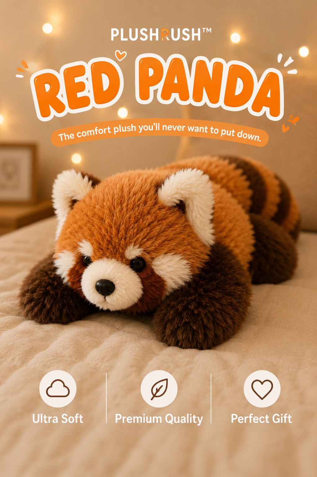 PlushRush™ Red Panda