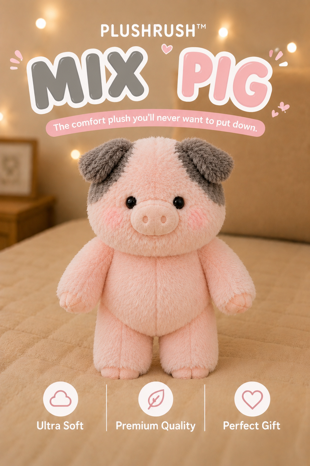 PlushRush™  Pig